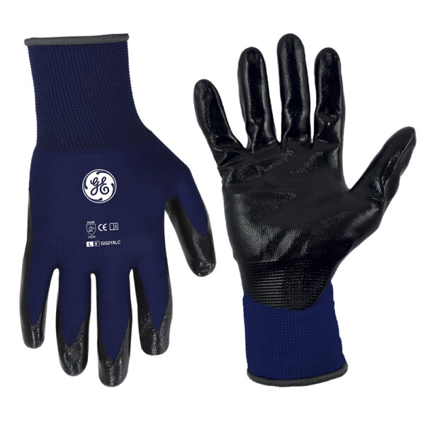 GUANTES RECUBIERTOS DE NITRILO SUAVE GE GG215 Multimarca