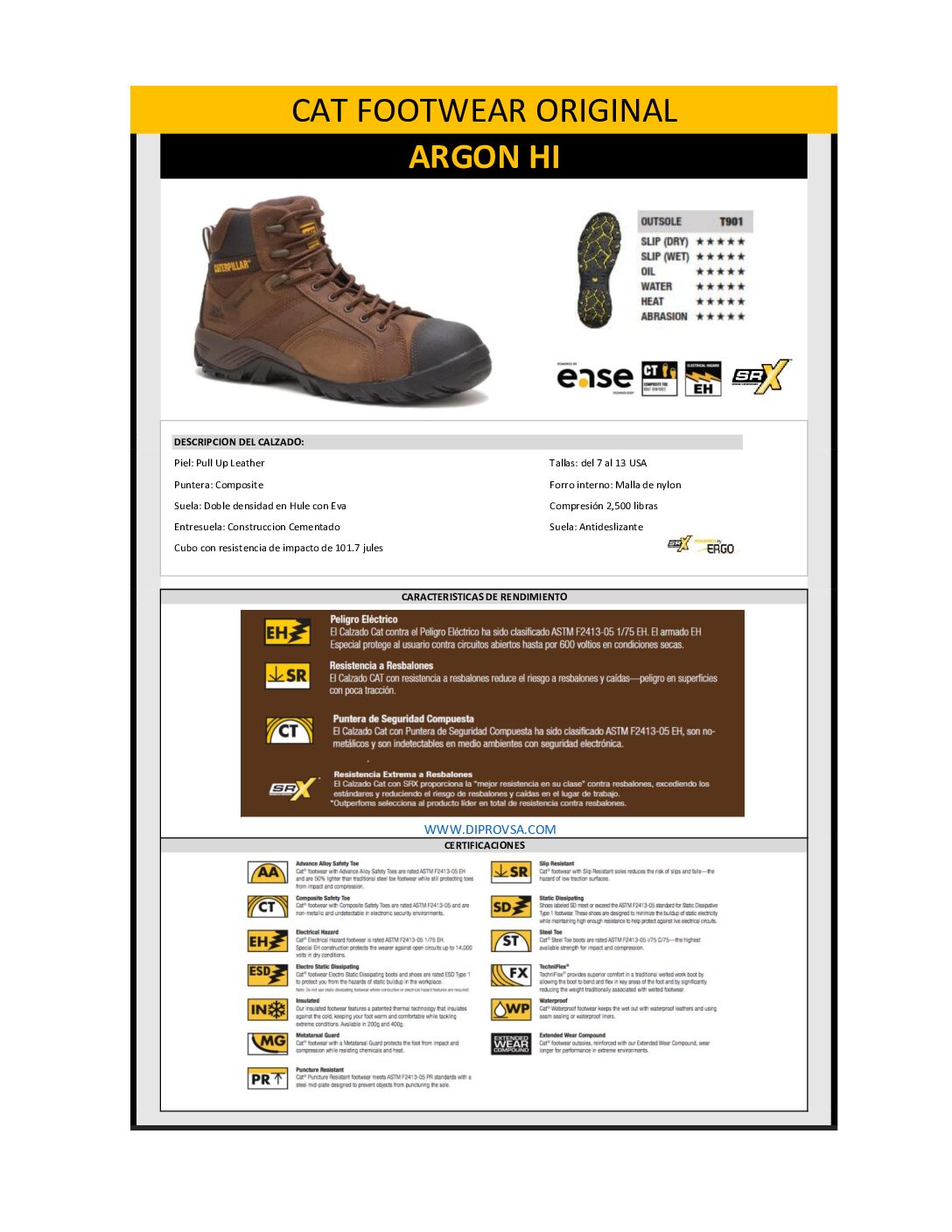 CAT BOTAS ARGON HI - Imagen 4